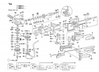 Bosch 0 601 330 003  Angle Grinder 220 V / Eu Spare Parts